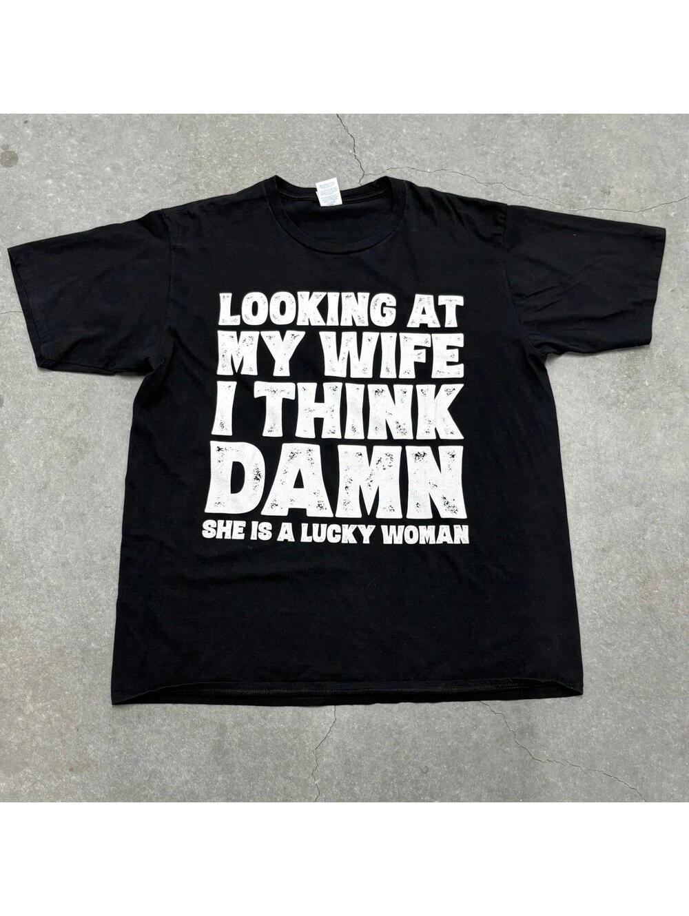 Port & Company Funny Wife Joke T Shirt